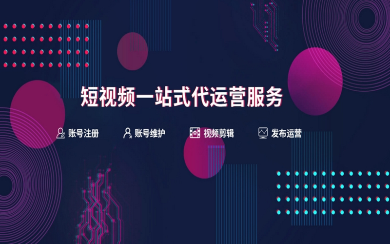 郑州短视频代运营