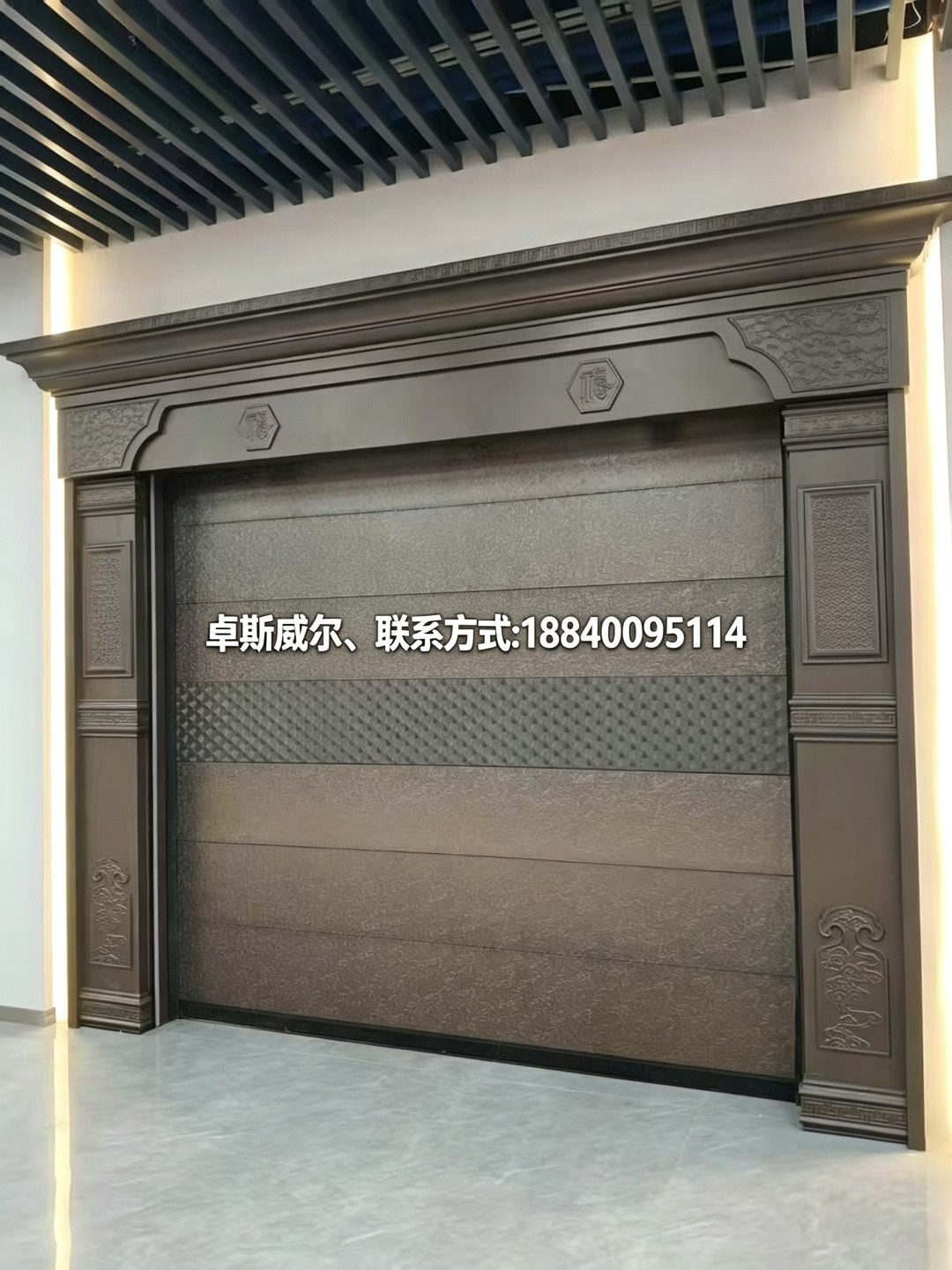 中山别墅车库门、别墅涡轮车库门