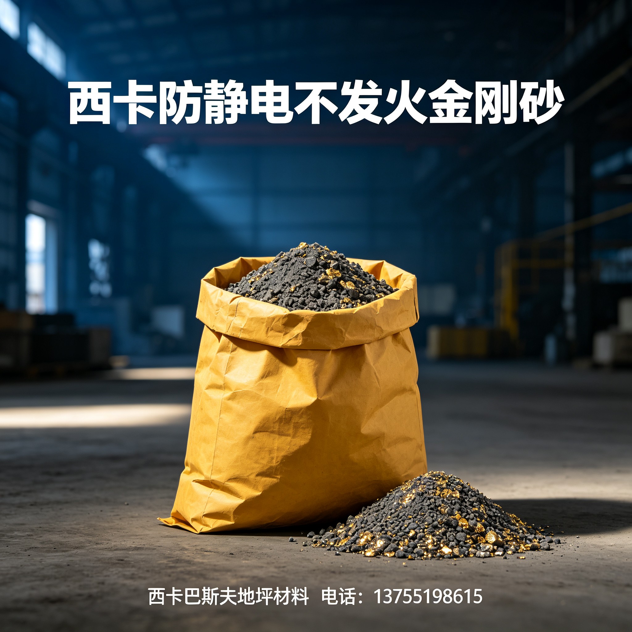 中山西卡防静电不发火金刚砂